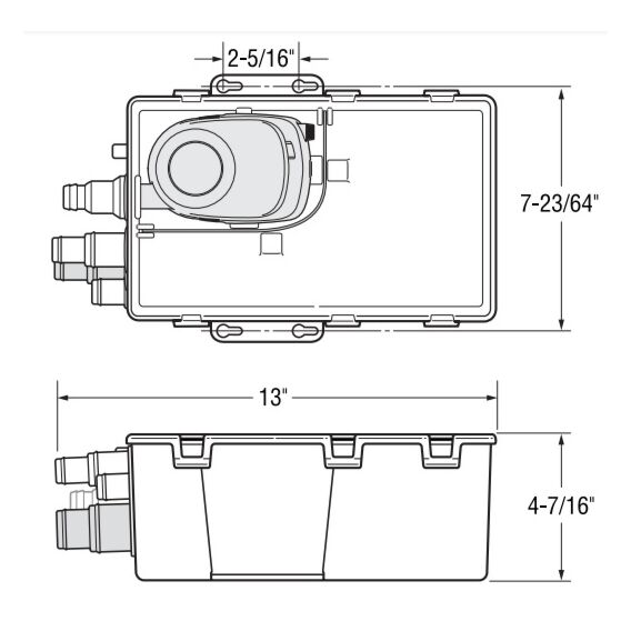 S750 Sahara Shower Sump System