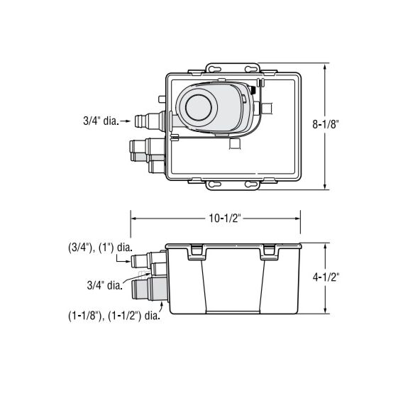 S500 Sahara Shower Sump System 12V