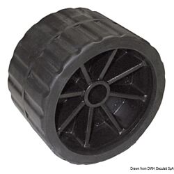 Side Roller, Black 75 mm Ø Hole 18.5 mm (x1)