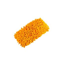 Orange Microfiber Chenille Washed Cover